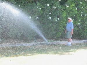 Our Sprinkler Installation techs in Santa Cruz check every sprinkler head